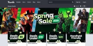 Humble Store Spring Sale landing page